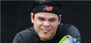  ?? MARIJAN MURAT/ASSOCIATED PRESS ?? Canadian Milos Raonic beat Tomas Berdych of the Czech Republic in their quarter-final Friday at the ATP Mercedes Cup in Stuttgart, Germany, winning both sets by tiebreaker.