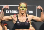  ?? ERALDO PERES/ASSOCIATED PRESS ?? Cristiane “Cyborg” Justino has been cleared by the U.S. AntiDoping Agency, allowing her to resume her UFC career.