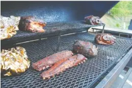  ?? RUBY FALLS CONTRIBUTE­D PHOTO ?? Twenty teams of amateur grillers will compete for Best Ribs, Best Pulled Pork and Grand Champion titles at Battle Below the Clouds on Saturday.