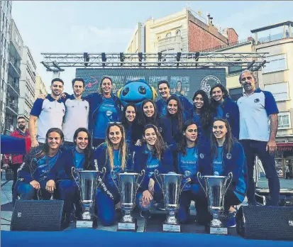  ?? FOTO: CN SABADELL ?? El Sabadell inicia hoy el asalto a la ‘Final Four’ de la Euroliga que organiza en Can Llong