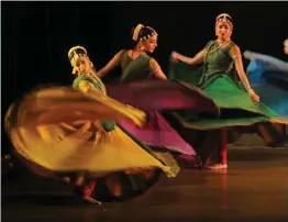  ?? — BIPLAB BANERJEE ?? Artistes from Sriram Bharatiya Kala Kendra performs dance drama “Krishna” in New Delhi on Wednesday.