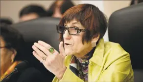  ?? J. Scott Applewhite / Associated Press ?? U.S. Rep. Rosa DeLauro, D-Conn., leads a House Appropriat­ions subcommitt­ee that supports a budget plan containing federal funding for firearm injury and mortality prevention research.