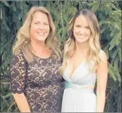  ?? GoFundMe ?? TINA FROST, right, was 27 when she was shot at the Route 91 Harvest music festival in Las Vegas. A website has raised more than $615,000 to help her recover.