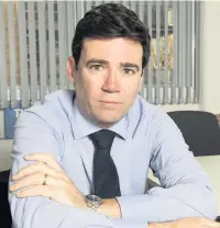  ??  ?? ●●Greater Manchester mayor Andy Burnham insists the plans for Greater Manchester’s green belt are not ‘going wrong’ or ‘a mess’