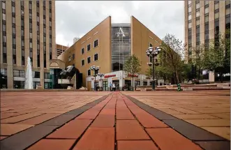  ?? CHRIS STEWART / STAFF ?? CareSource will continue to lease space in the 40 W. Second St. office building through December 2020. It is building a second office tower in downtown Dayton scheduled to open in 2019.