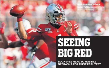  ?? [JAY LAPRETE/THE ASSOCIATED PRESS] ?? Ohio State quarterbac­k Justin Fields.