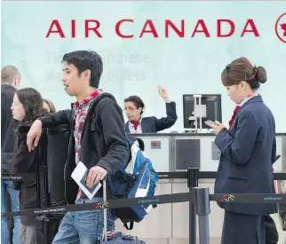  ?? NATIONAL POST FILES ?? Air Canada, which is set to release its first-quarter results on May 12, is working toward a plan of cutting operating expenses by packing more seats on long-haul aircraft and ordering new fuel-efficient jets.