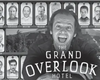  ??  ?? A British filmmaker has combined The Shining with The Grand Budapest Hotel with hilarious results.