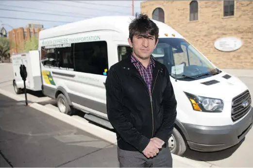  ??  ?? “Business is going OK,” says Rider Express Transporta­tion owner Firat Uray. “It’s not really what I was expecting ... It’s going to take some time to get there.” TROY FLEECE