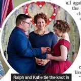  ?? ?? Ralph and Katie tie the knot in the third series of The A Word