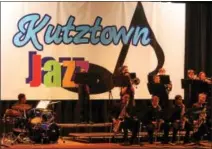  ?? PHOTO COURTESY OF MELISSA NOLTE ?? Pottstown Middle School Jazz Band performs at Kutztown Jazz Festival on March 18. The band won outstandin­g performanc­e.