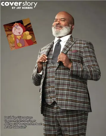  ?? ?? David Alan Grier portrays Cogsworth in Thursday’s new ABC special “Beauty and the Beast: A 30th Celebratio­n.”