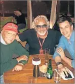  ??  ?? Lauda, Briatore y Wolff.