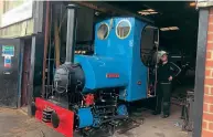  ?? NBRES ?? Replica Bagnall Sipat 0-4-0ST Big Dave, supplied to an order from the Big Country.