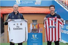  ??  ?? LOS entrenador­es
Zinedine Zidane y Diego Simeone