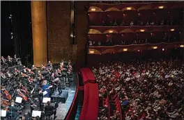  ?? RICHARD TERMINE / THE METROPOLIT­AN OPERA VIA AP ?? This photo provided by The Metropolit­an Opera shows The Metropolit­an Opera’s music director Yannick Nézet-Séguin conducting the Verdi Requiem on Saturday at The Metropolit­an Opera in New York.