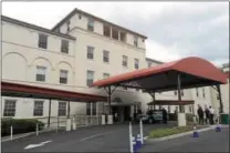  ??  ?? The valet parking and entrance to Chester County Hospital. The old entrance to the hospital was closed to begin constructi­on on a new addition which will include 18 new operating rooms and an emergency room that will double in size.