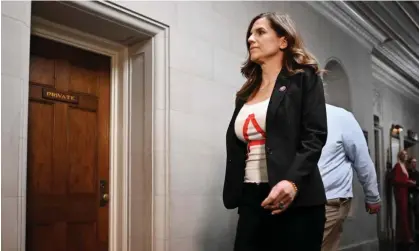  ?? Photograph: Mandel Ngan/ AFP/Getty Images ?? Nancy Mace at Capitol Hill on Tuesday. Mace said she voted against McCarthy for his breaking of promises.
