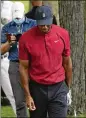  ?? CHARLES REX ARBOGAST / AP ?? Tiger Woods needed to finish fifth or better to make next weekend’s field but ended up far back.
