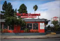  ?? ?? The Mini Gourmet, a familiar sight at Bascom and Moorpark avenues since 1965, is finally back in business after a 2019 fire.