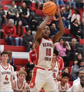  ?? PHOTO BY ROBERT CASILLAS ?? SJ Madison helped Redondo to an upset win over San Diego Montgomery in the Division I regional on Tuesday.