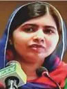  ?? AFP ?? ■ Malala Yousufzai