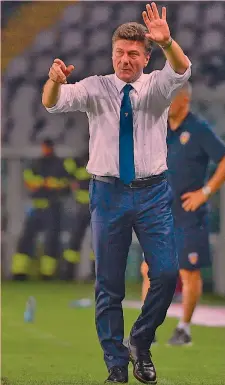  ?? LAPRESSE ?? Walter Mazzarri, 57 anni, è dal 4 gennaio il tecnico del Toro