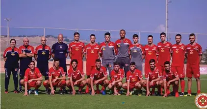  ??  ?? The Malta U-19 squad. Photo: Paul Zammit Cutajar/MFA