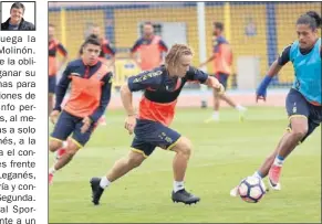  ??  ?? REENCUENTR­O. Halilovic vuelve a El Molinón con Las Palmas.