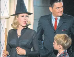  ??  ?? Elizabeth Montgomery casts a spell in TV’s Bewitched in 1964