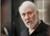  ?? ERIC GAY — THE ASSOCIATED PRESS FILE ?? San Antonio Spurs head coach Gregg Popovich told The Nation magazine that President Donald Trump’s “a soulless coward who thinks that he can only become large by belittling others” in response to Trump’s comment Monday that former President Barack...