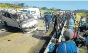  ??  ?? Road crashes cost the economy R143bn. Left: Technology advancemen­ts will increase, particular­ly in the realm of autonomous vehicles and driver assistance systems.