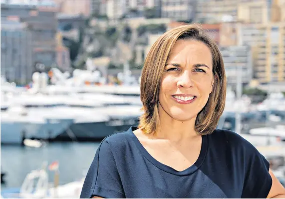  ??  ?? Setting the standard: Claire Williams is aiming to make a difference in F1