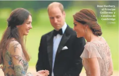  ?? // GTRES ?? Rose Hanbury, el Príncipe Guillermo y Catalina de Cambridge