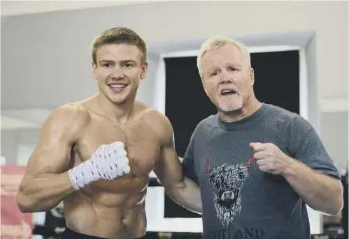  ??  ?? 0 Belarusian Ivan Baranchyk has recruited legendary trainer Freddie Roach for his fight with Josh Taylor in Glasgow tomorrow night.