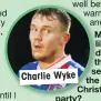  ??  ?? Charlie Wyke