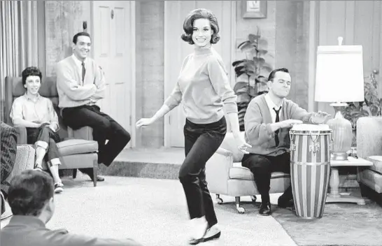  ?? CBS via Getty Images ?? ‘THE DICK VAN DYKE SHOW’ Mary Tyler Moore began taking dance classes in grade school and continued through high school, where she dreamed of dancing her way to stardom.