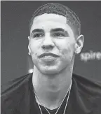  ?? THE STAR BEACON VIA AP ?? LaMelo Ball, who played in a pro league in Europe during the summer, is playing this season at the SPIRE Institute.