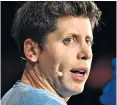  ?? ?? Directors tried to oust OpenAI chief executive Sam Altman in a coup