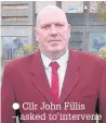  ?? Cllr John Fillis – asked to intervene ??
