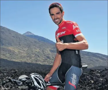  ??  ?? PREPARACIÓ­N. Alberto Contador eligió el Teide para concentrar­se en altura antes del Tour.