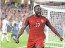  ?? JOHN RAOUX/AP ?? The United States’ Jozy Altidore celebrates scoring a goal Friday.