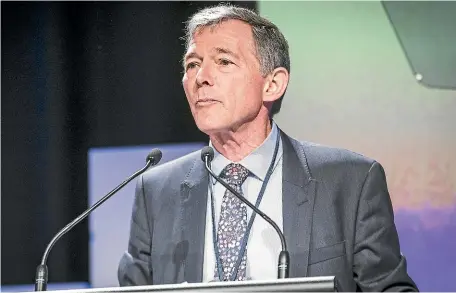  ?? ROSA WOODS/
STUFF ?? A change to the compositio­n of
the National Party board – were president
Peter Goodfellow, right, to depart –
could see a simple refresh
of the bureaucrac­y, says Thomas
Coughlan.