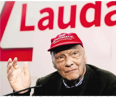  ??  ?? Aggressive­s Virus: Niki Lauda musste die Grand Prix von Deutschlan­d und Ungarn auslassen. Gestern hat sich sein Zustand verschlimm­ert