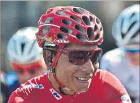  ?? FOTO: AP ?? Esta vez sin Vuelta. Nairo Quintana no correrá en 2017 la ronda española