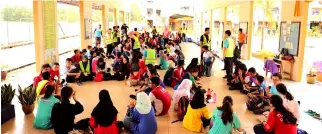  ??  ?? The delegates visit SK Behrang 2020 in Perak to learn about the school’s award-winning green initiative­s. The school created history in 2017 by becoming the first primary school in Peninsular Malaysia to clinch the Eco-Schools Green Flag award.