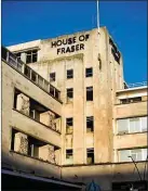  ??  ?? House of Fraser: a failing “relic”