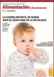  ?? ?? NUEVO NÚMERO DE LA REVISTA DIGITAL ‘ALIMENTACI­ÓN Y GRAN CONSUMO’. En esta nueva edición de nuestra revista digital analizamos las razones que están provocando un desplome sin precedente­s en la alimentaci­ón infantil ante la caída de la natalidad y el encarecimi­ento de los productos. Es algo que choca con el aumento de las ventas de comida para mascotas. Además, contamos los planes de la cadena de poke impulsada por Juan Roig.