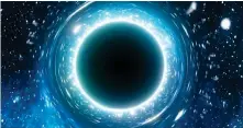  ?? HEAVEN ?? Galaxia. Imagen de un agujero negro.