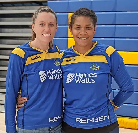  ?? PICTURE: Team Bath Press ?? Team Bath Netball assistant Super League coach Chani Wopara with head coach Asha Francis